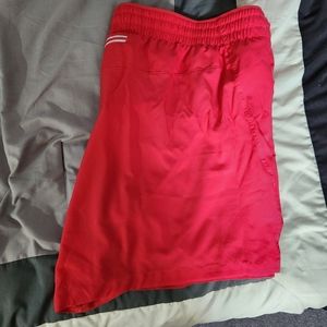JustFab Red Running Shorts NWT